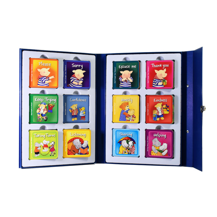 A Case of Good Manners 12 Children's Board Books by Karen Carter, Jenny Feely - Ages 0-5 - Board Books