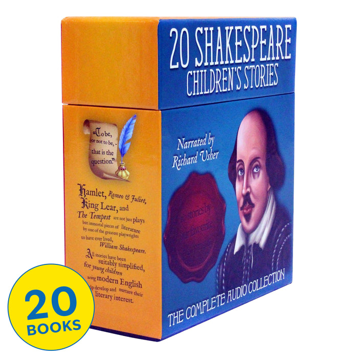 Twenty Shakespeare Children's Stories - The Complete Audio Collection (20 Shakespeare Children's Stories (Easy Classics)) - Ages 7+