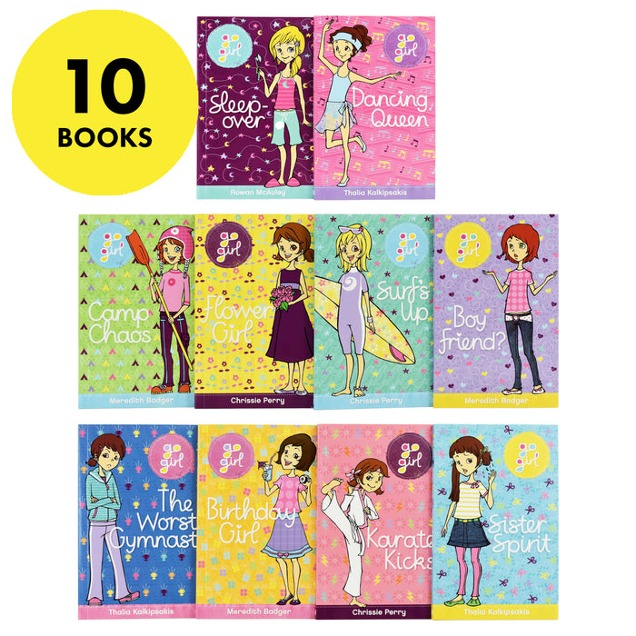 Go Girl Top Ten Tales 10 Books Box by H.I.Larry – Ages 7-9 – Paperback