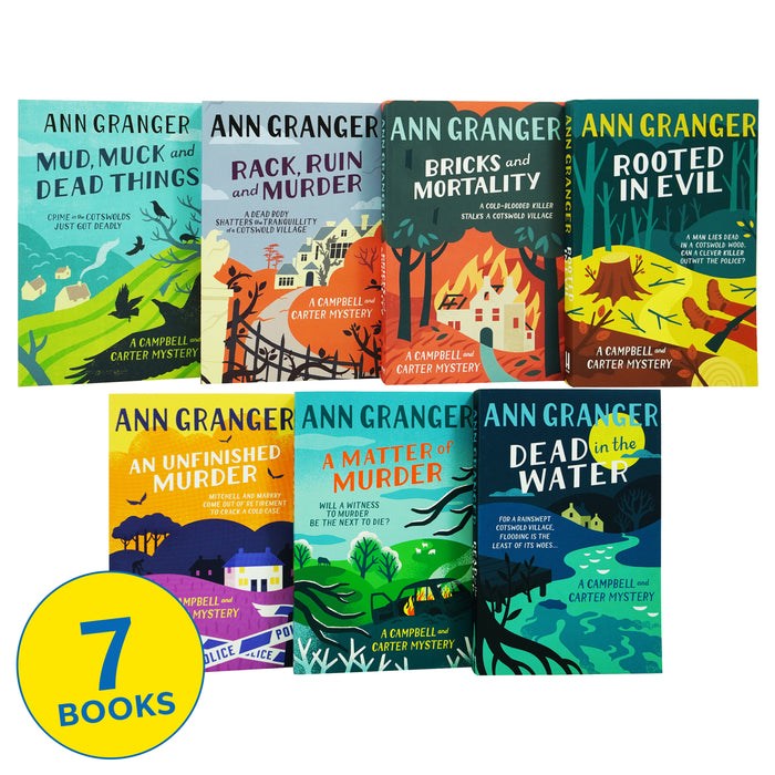 A Campbell and Carter Mystery Series 7 Books Collection by Ann Granger - Fiction - Paperback