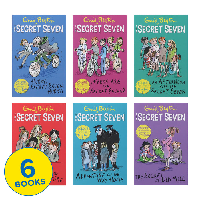 The Secret Seven Short Story Collection 6 Books Box Set By Enid Blyton - Ages 6-11 - Paperback