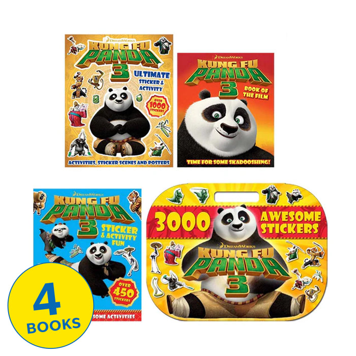 Kung Fu Panda Collection 4 Books Set - Ages 3+ - Paperback/Hardback