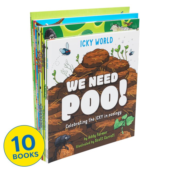 Superpoop 10 Picture Books Collection Set - Ages 5-8 - Paperback