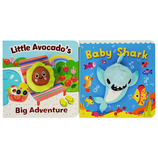 Baby Shark/Little Avocadoƒ??s Big Adventure (Pack of 2 Finger Puppet Books) - Ages 1-4 - Board Book 0-5 Cottage Door Press