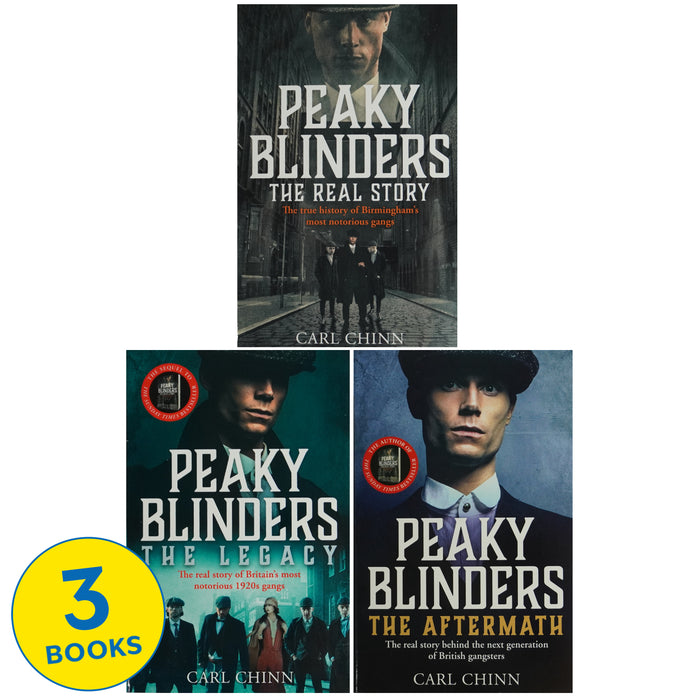 Peaky Blinders Series by Carl Chinn: 3 Books Collection Set - Non Fiction - Paperback