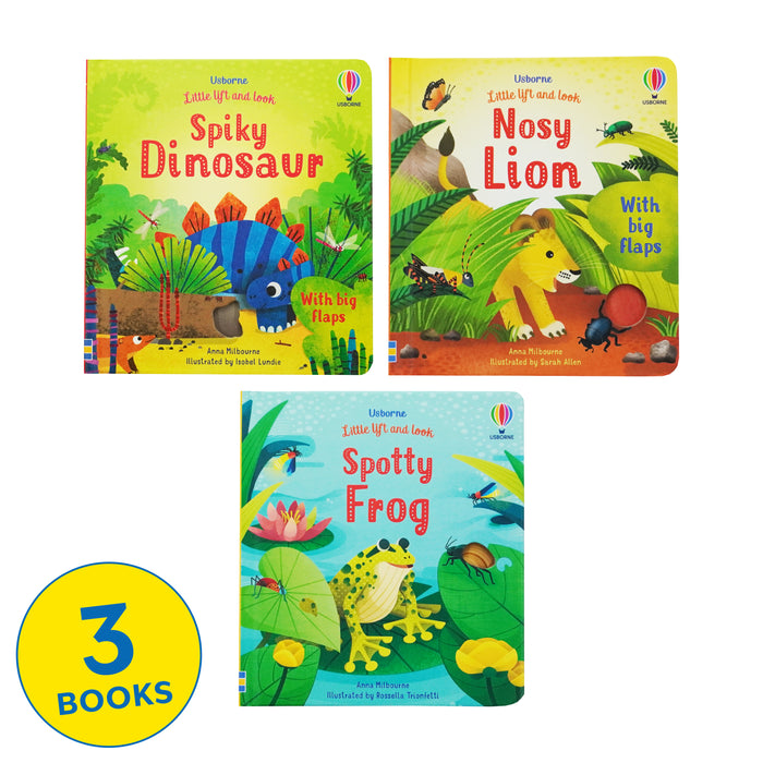 Little Lift and Look Series by Anna Milbourne 3 Books Collection Set - Ages 2+ - Board Book