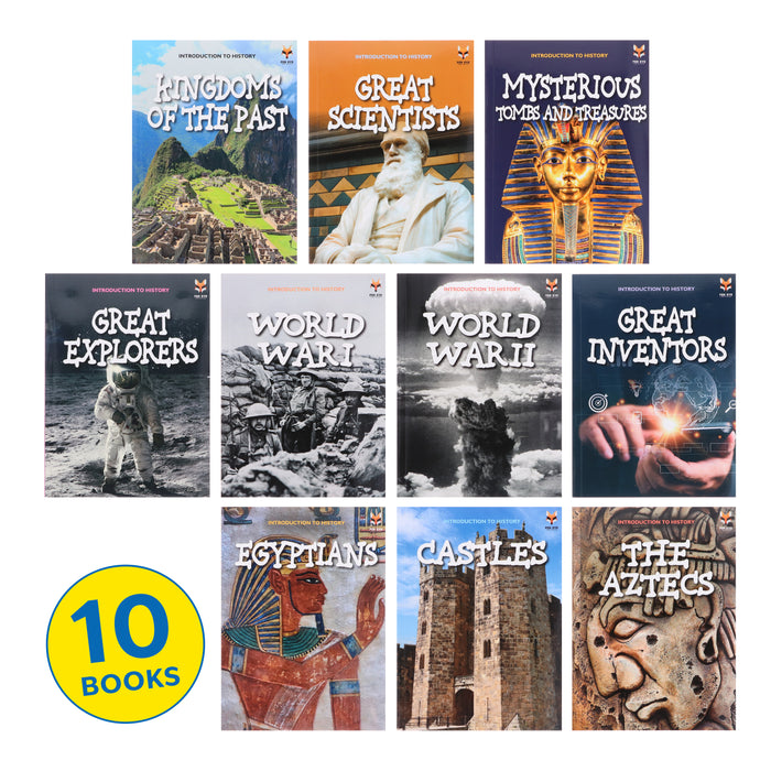 Introduction to History for Beginners (Series 2) 10 Books Collection Set - Ages 7+ - Paperback