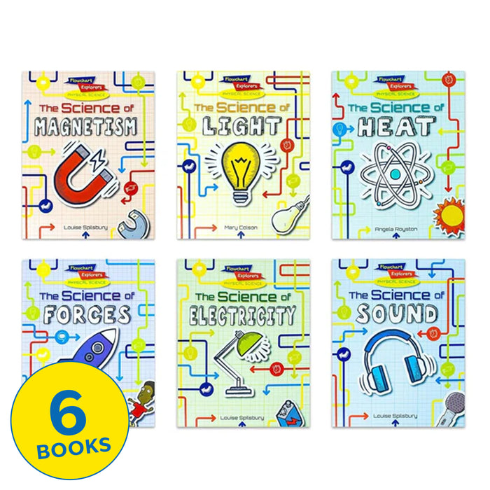 Flowchart Explorers Physical Science Series 6 Books Collection Set - Ages 9-11 - Paperback