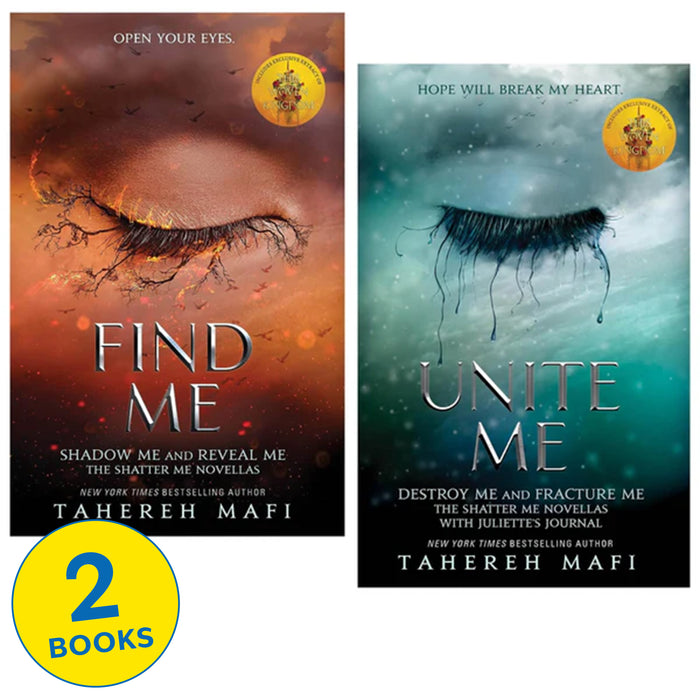 Shatter Me Series By Tahereh Mafi (Unite Me & Find Me) 2 Books Collection Set - Age 14+ - Paperback