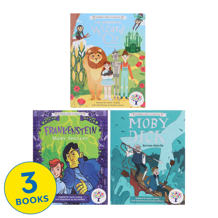 Symbolised Classics Reading Library (Starter) 3 Books Collection Set - Ages 7+ - Paperback