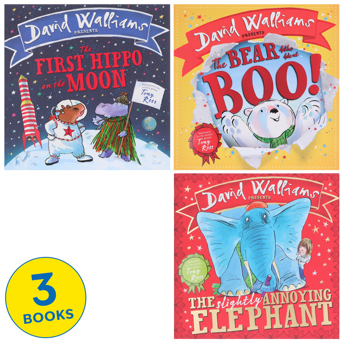 Fabulous Stories For The Very Young: Three funny children’s picture books By David Walliams 3 Books Collection Box Set - Ages 3+ - Paperback