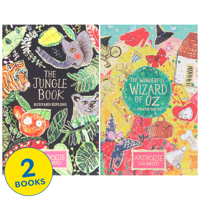 The Jungle Book & The Wonderful Wizard of Oz: ARTHOUSE Unlimited Special Edition 2 Books Collection Set - Ages 7+ - Paperback