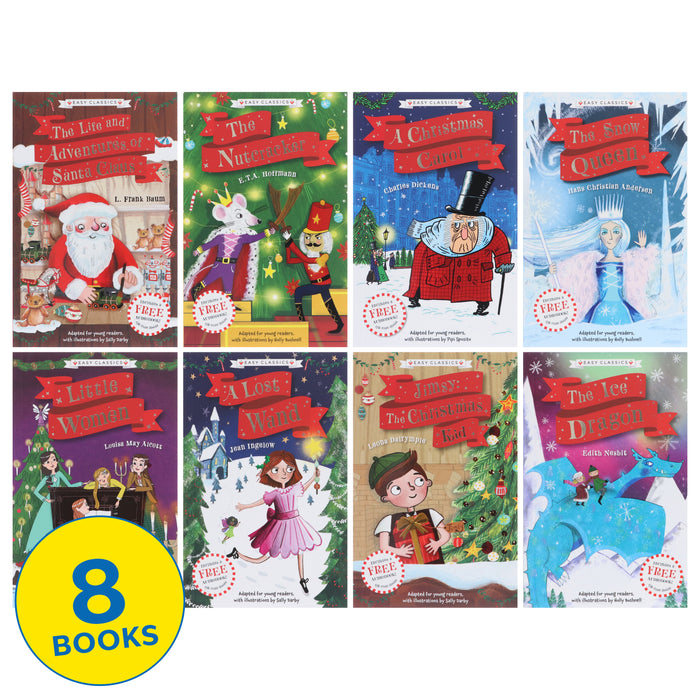 Christmas Children’s Easy Classics Collection 8 Books Box Set - Ages 7-9 - Paperback