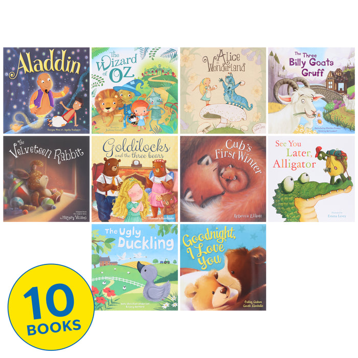 Children Picture Storybook 10 Books Collection Set - Ages 3-6 - Paperback