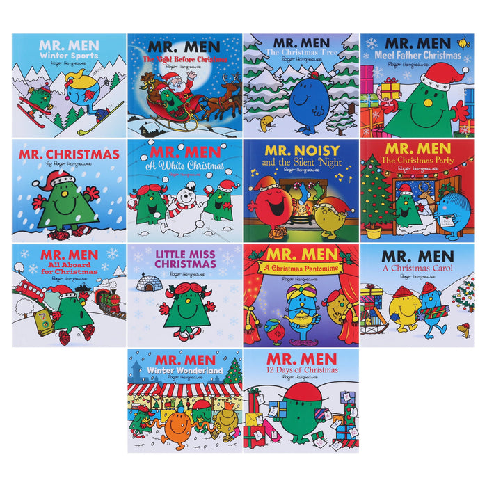 Mr Men Christmas Collection by Roger Hargreaves 14 Books Set - Ages 0-5 - Paperback B2D DEALS Egmont Publishing