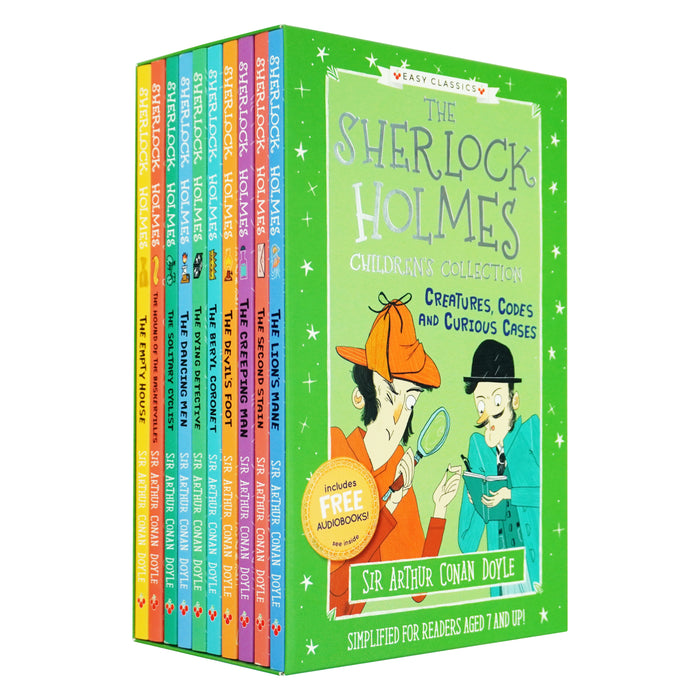 The Sherlock Holmes Children's Collection: Creatures, Codes and Curious Cases 10 Books (Series 3) by Sir Arthur Conan Doyle - Age 7-11 - Paperback